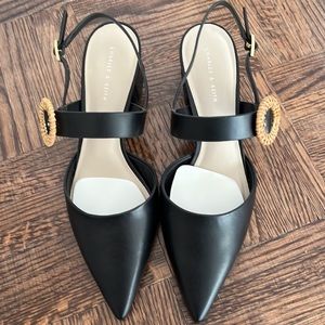 Women slingback heels. Charles + Keith